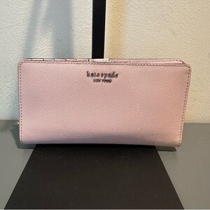 Kate Spade Staci Bifold Blush Pink Leather Wallet